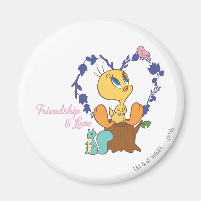 TWEETY™ "Friendship And Love" Magnet (Front)