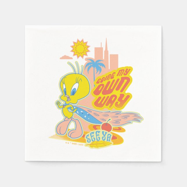 TWEETY™ - Going My Own Way Napkins (Front)