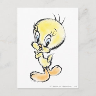 TWEETY™ - Hand Done Postcard