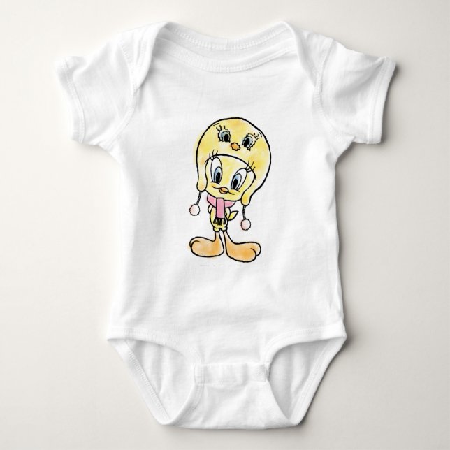 TWEETY™ Hat Baby Bodysuit (Front)