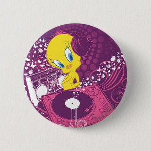 TWEETY™ "Hear The Beat" Pinback Button