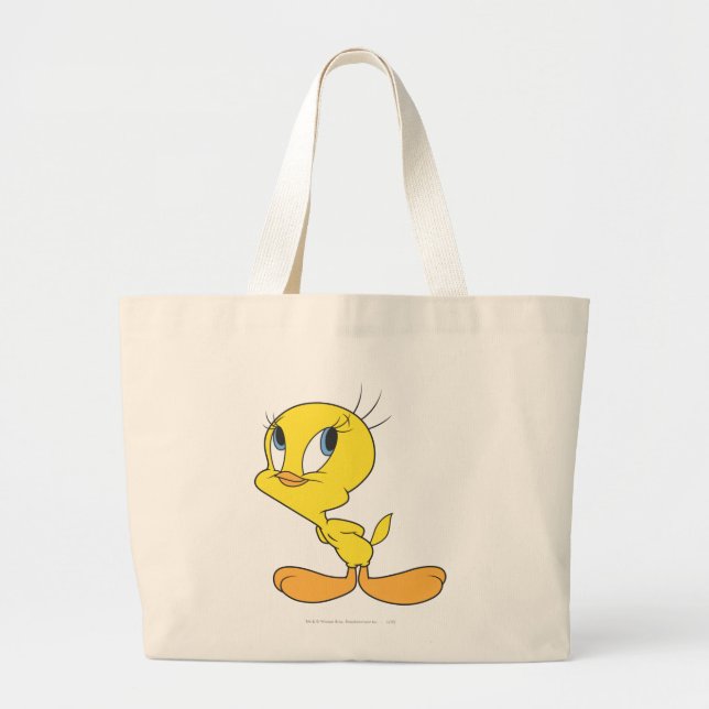 TWEETY™ Hmm Large Tote Bag (Front)