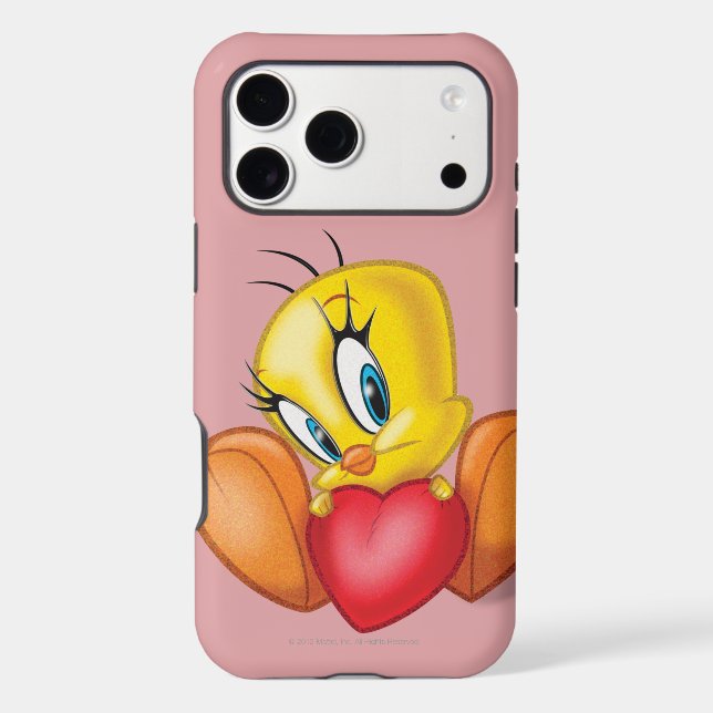 TWEETY™ Holding Heart Case-Mate iPhone Case (Back)