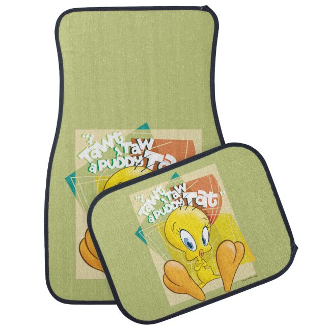 TWEETY™ "I Tawt I Taw A Puddy Tat" Car Floor Mat (Set)