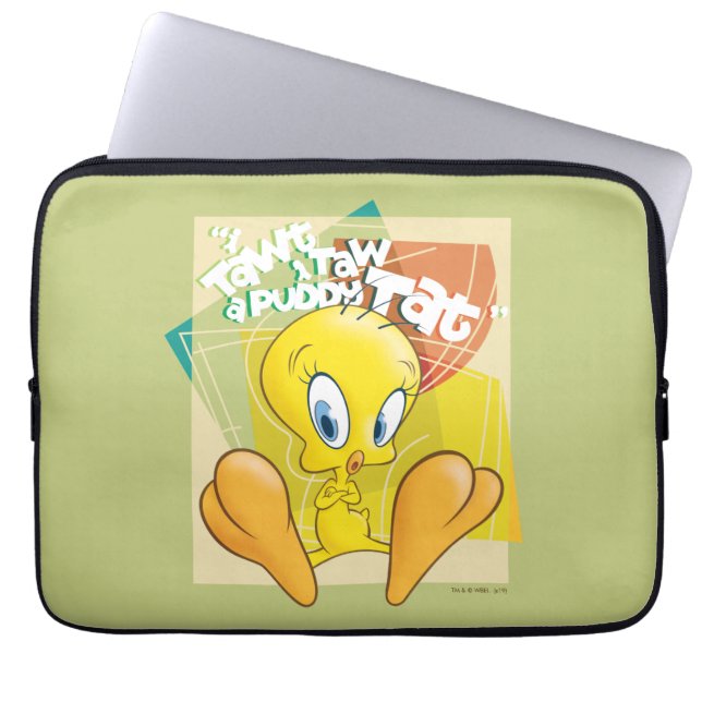 TWEETY™ "I Tawt I Taw A Puddy Tat" Laptop Sleeve (Front)