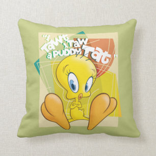 TWEETY™ "I Tawt I Taw A Puddy Tat" Throw Pillow