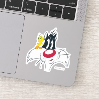 Tweety In Action Pose Sticker by looneytunes at Zazzle
