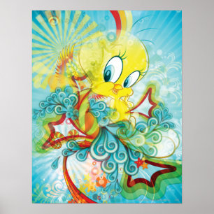 TWEETY™ In Blue Wave Poster