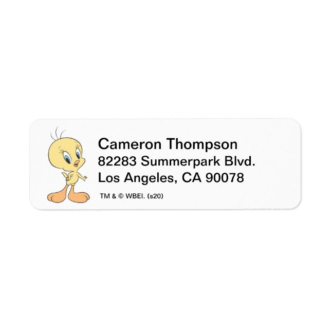 TWEETY™ In The Clouds Pose 21 Label (Front)