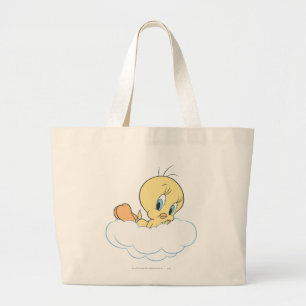 TWEETY™ In The Clouds Pose 3 Large Tote Bag