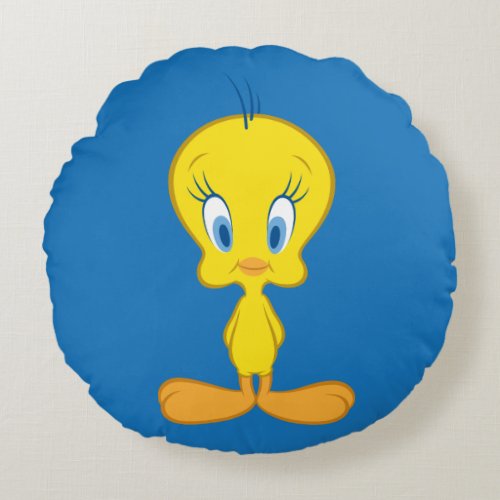 TWEETY  Innocent Little Bird Round Pillow