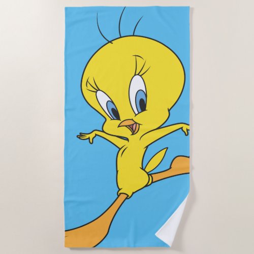 Tweety Landing Beach Towel