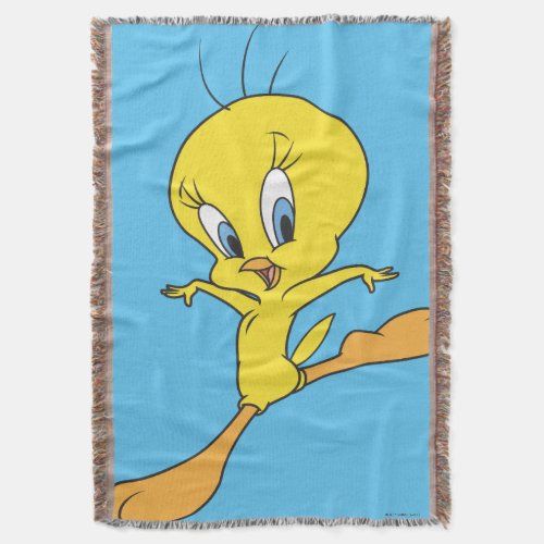 Tweety Landing Throw Blanket