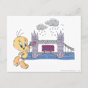 TWEETY™ London Bridge Postcard