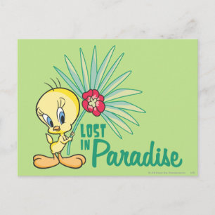 TWEETY™ "Lost In Paradise" Postcard