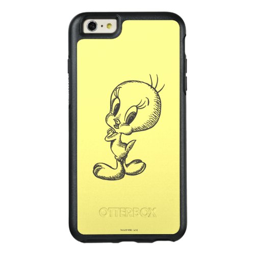 TWEETY Lovely BlackWhite OtterBox iPhone 66s Plus Case