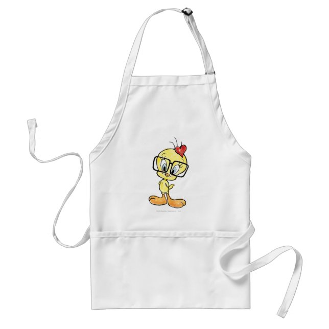 TWEETY™ Nerd Adult Apron (Front)