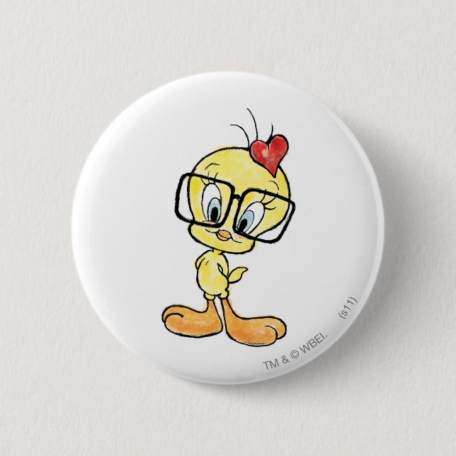 TWEETY™ Nerd Button (Front)