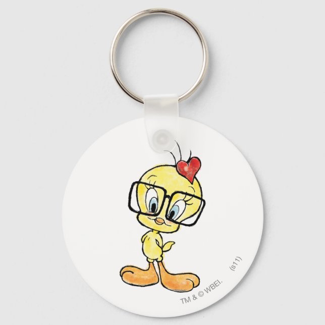 TWEETY™ Nerd Keychain (Front)