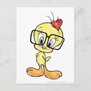 TWEETY™ Nerd Postcard