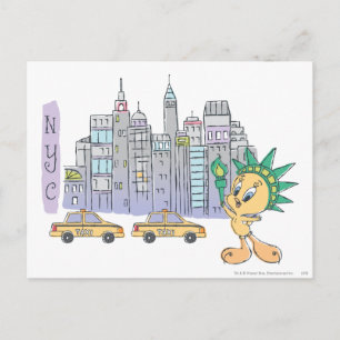 TWEETY™ NYC POSTCARD