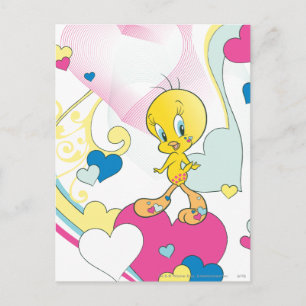 TWEETY™ On Heart Postcard