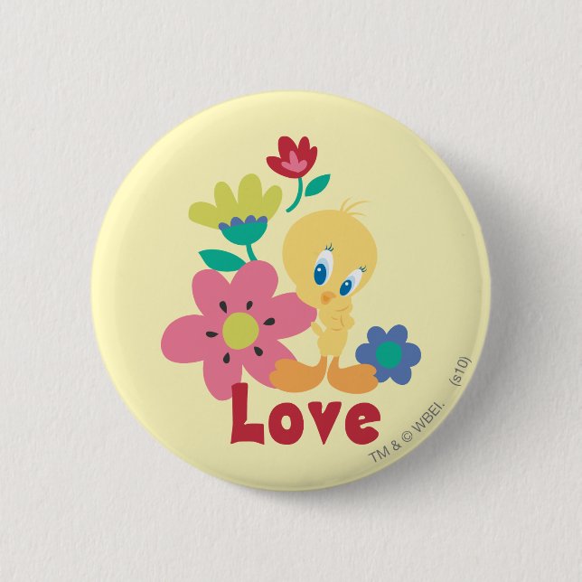 TWEETY™ Red Love Pinback Button (Front)