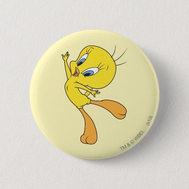 TWEETY™ See Me Fly Pinback Button (Front)