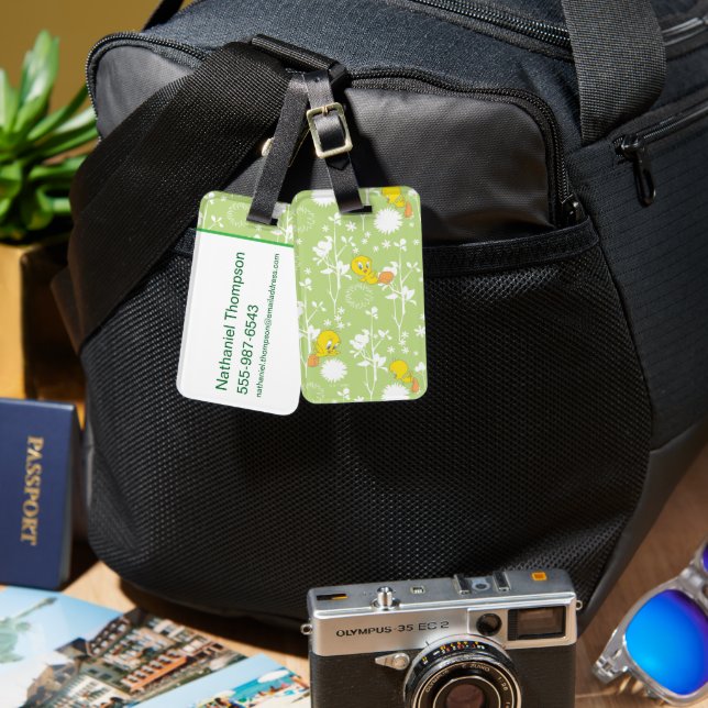 TWEETY™ Springtime Vibes Luggage Tag (Front & Back)