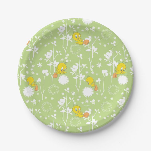 TWEETY™ Springtime Vibes Paper Plates (Front)