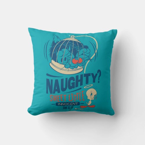 TWEETY_ Sweet Little Innocent Me Throw Pillow