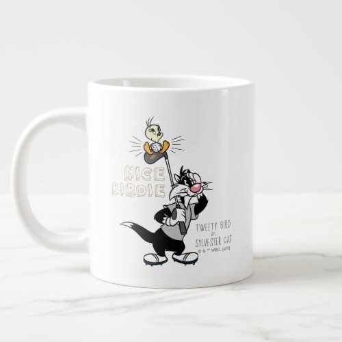TWEETYâ  SYLVESTERâ Golfing _ Nice Birdie Giant Coffee Mug