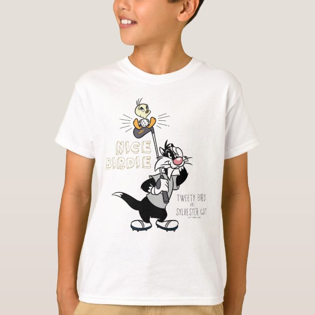 TWEETY™ & SYLVESTER™ Golfing - Nice Birdie T-Shirt (Front)