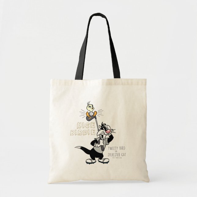 TWEETY™ & SYLVESTER™ Golfing - Nice Birdie Tote Bag (Front)