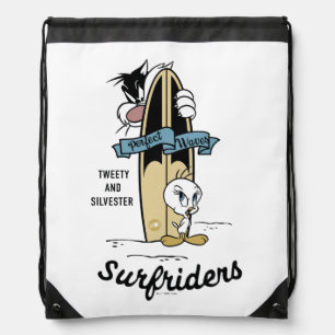 TWEETY™ & SYLVESTER™ Surfriders Drawstring Bag