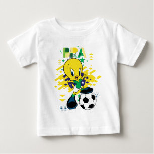TWEETY™ Team Brazil Soccer Graphic Baby T-Shirt