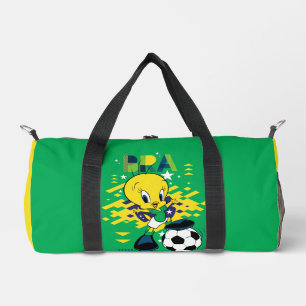 TWEETY™ Team Brazil Soccer Graphic Duffle Bag