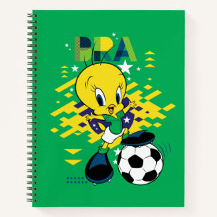 TWEETY™ Team Brazil Soccer Graphic Notebook