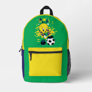 TWEETY™ Team Brazil Soccer Graphic Printed Backpack