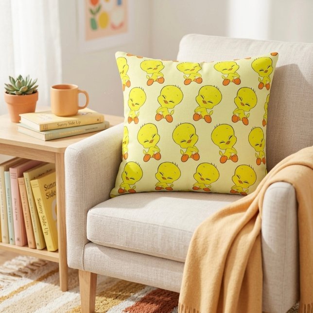 Tweety Throw Pillow (Creator Uploaded)
