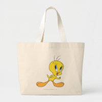 Tweety Wait Large Tote Bag