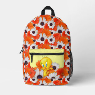 Tweety With Daisies Printed Backpack