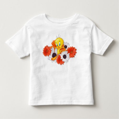 Tweety With Daisies Toddler T_shirt