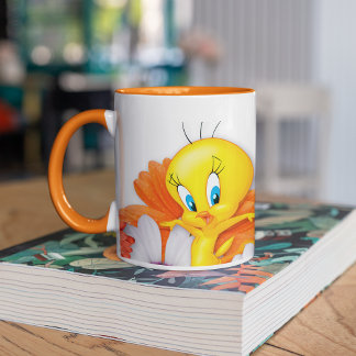 TWEETY™ With Daisies Two-Tone Coffee Mug