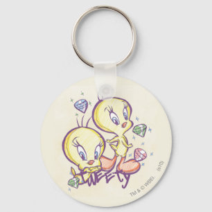 TWEETY™ with Gems Keychain