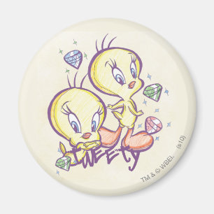 TWEETY™ with Gems Magnet