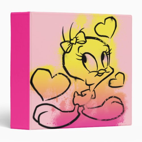 TWEETYâ With Hearts Binder