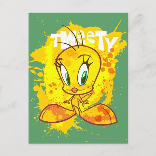 TWEETY with Name Postcard