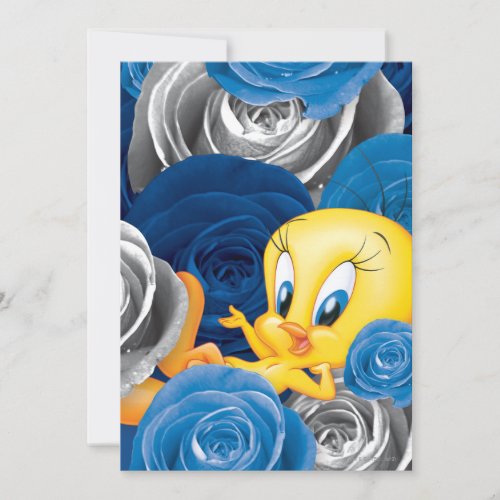 Tweety With Roses Personalized Announcement