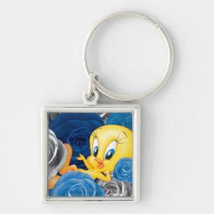 TWEETY™ With Roses Keychain